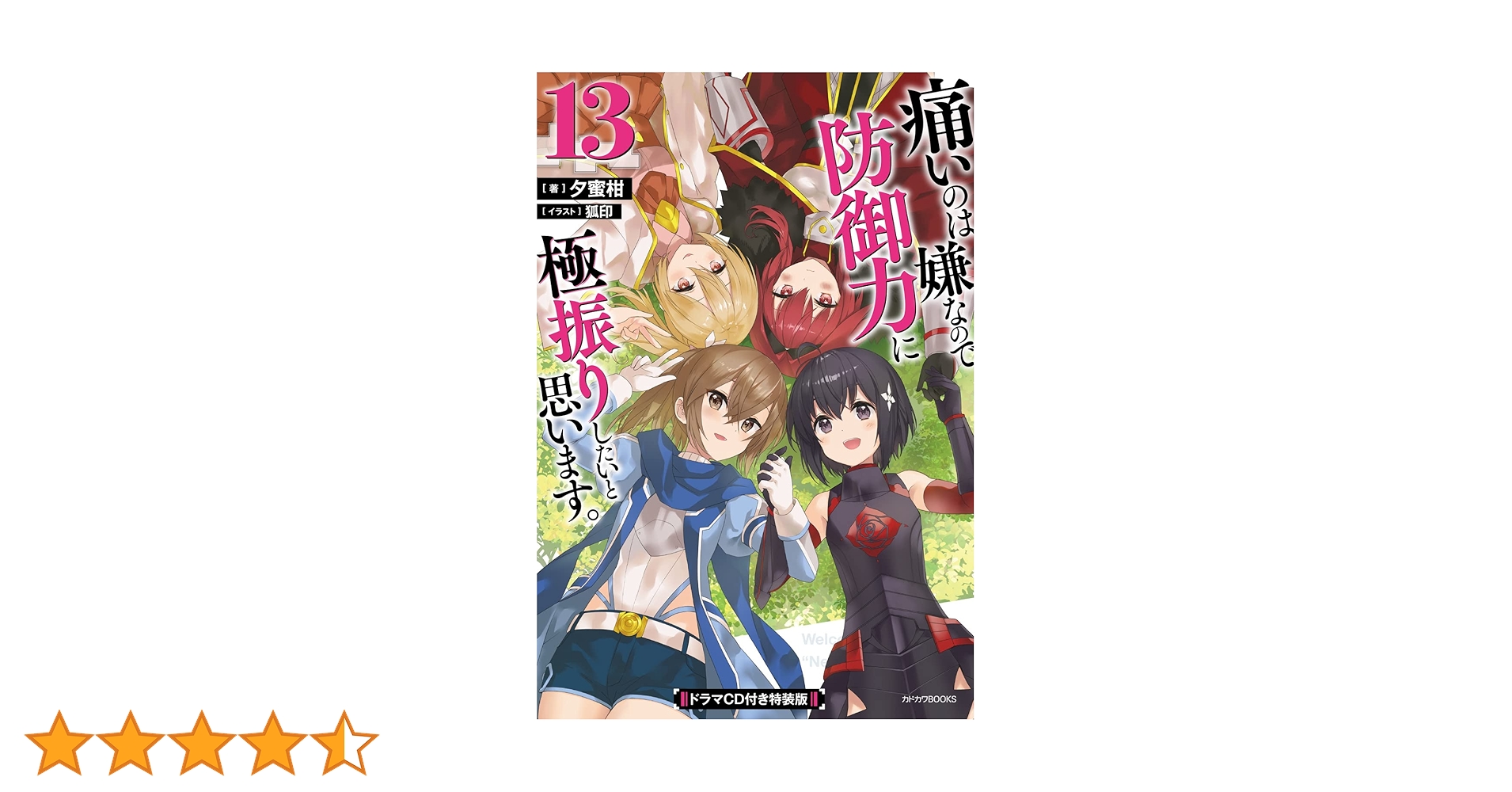 痛いのは嫌なので防御力に極振りしたいと思います。 13冊　セット　小説 Amazon.co.jp: 痛いのは嫌なので防御力に極振りしたいと思います